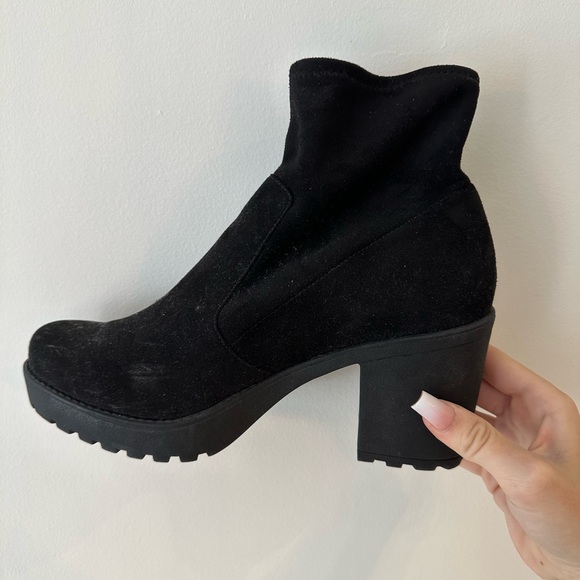 Little Burgundy heeled boots - Picture 2 of 4